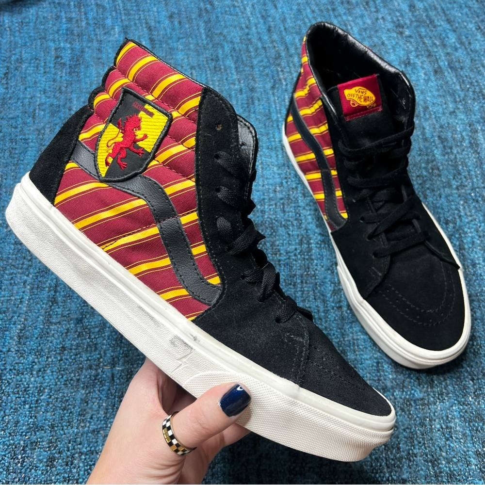 RARE Vans x Harry Potter Sk8-Hi Gryffindor Sneakers Limited Edition Men's 9.5